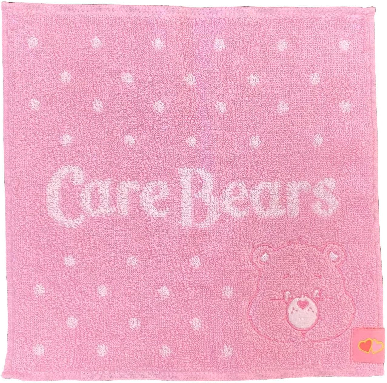 Marushin 5545001900 Mini Towel, Care Bear, Blue, Pastel Dot Face