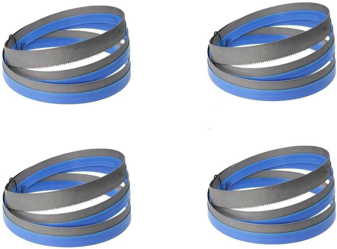 Pack of 4 Saw Blades Bi-Metal M42 1140 X 13 X 0.6 Mm Stainless Steel 10/14 TPI for G&uuml;de MBS 105 V Band Saw Blade Metal Band Saw Blade image number 1