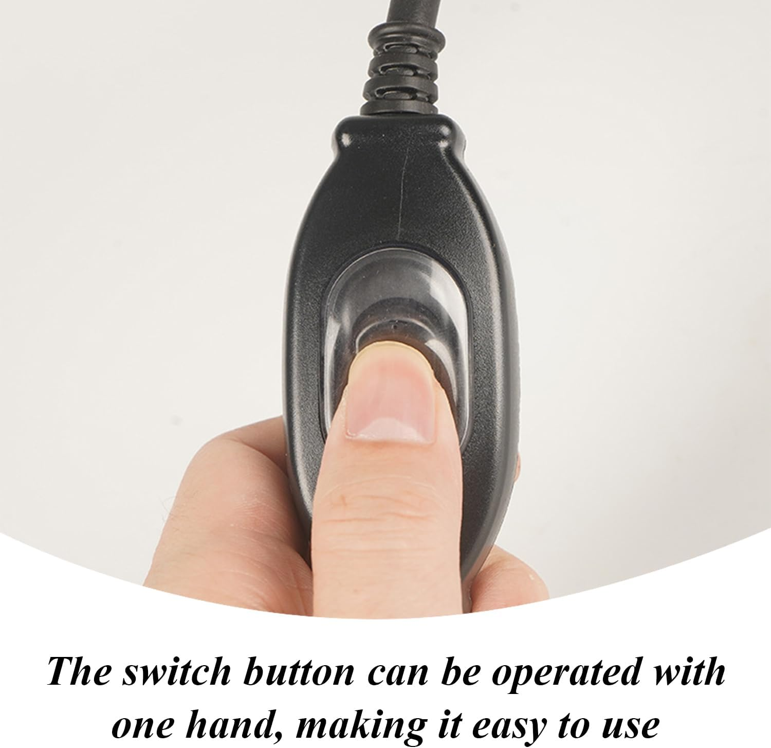 BIFHIG 2 Rainproof Double Switches, Waterproof Cable Switches for Outdoor Use, Inline Push Button Switch, Suitable for Electrical Appliances, Lamps, Transformers