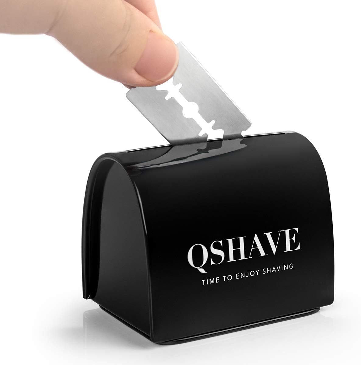 QSHAVE Blade Disposal Case Safe Storage Bank for Used Safety Razor Blades image number 5
