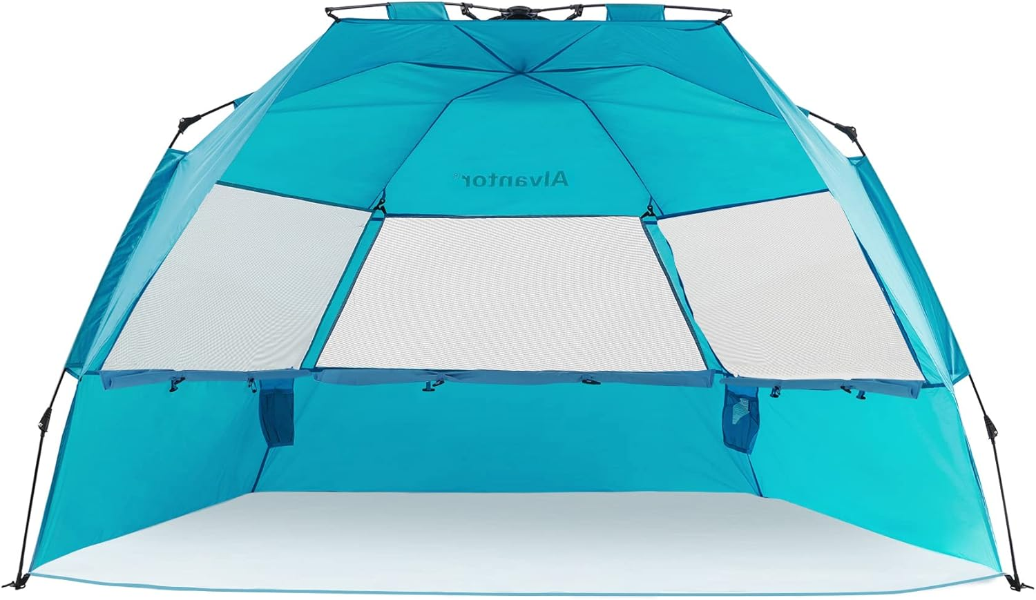 Alvantor Beach Tent Coolhut plus Beach Umbrella Sun Shelter Cabana Automatic Pop up UPF 50 Sun Shade Portable Camping Hiking Canopy Easy Set up Light Weight Windproof Stable 2-3 Person