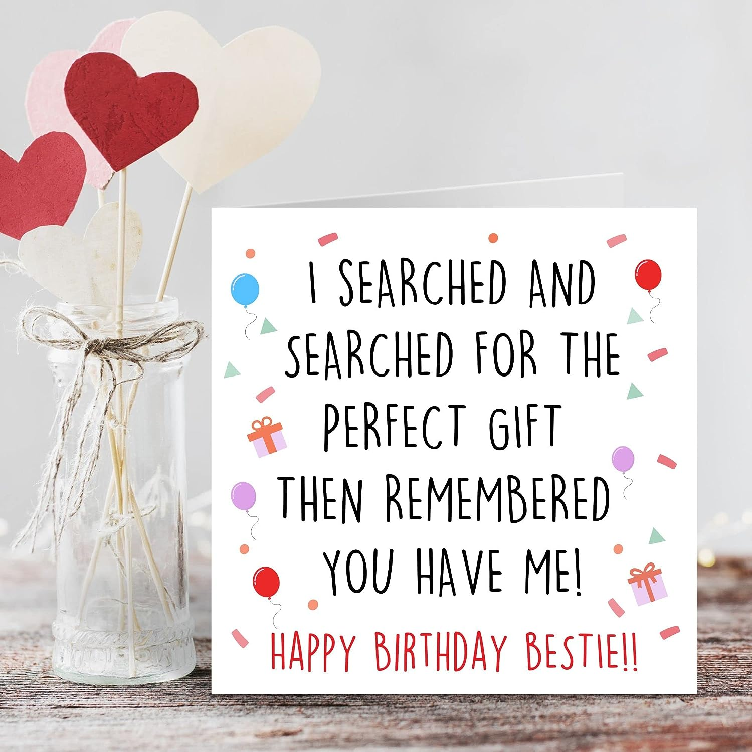 Felbridge Studio - Friend Birthday Card Female - Best Friend Birthday Card - Friend Birthday Card - Birthday Cards for Women Friend - Special Male 50Th 60Th 70Th Funny Happy Adult -14Cm / 5.5" image number 2