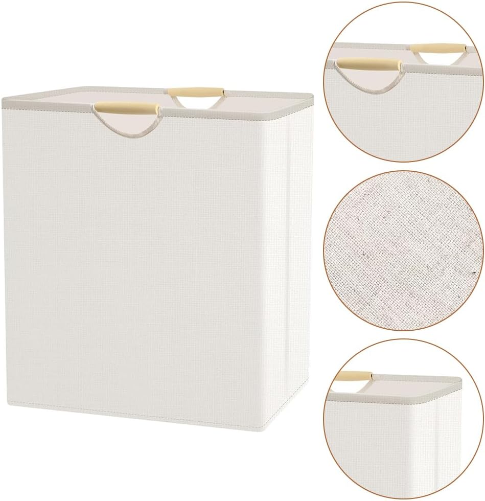 MOTRAIN Laundry Basket, 36L Foldable Laundry Hamper Bathroom Storage with Handle, Laundry Basket for Bedroom, Bathroom, Dorm, Laundry Room image number 6