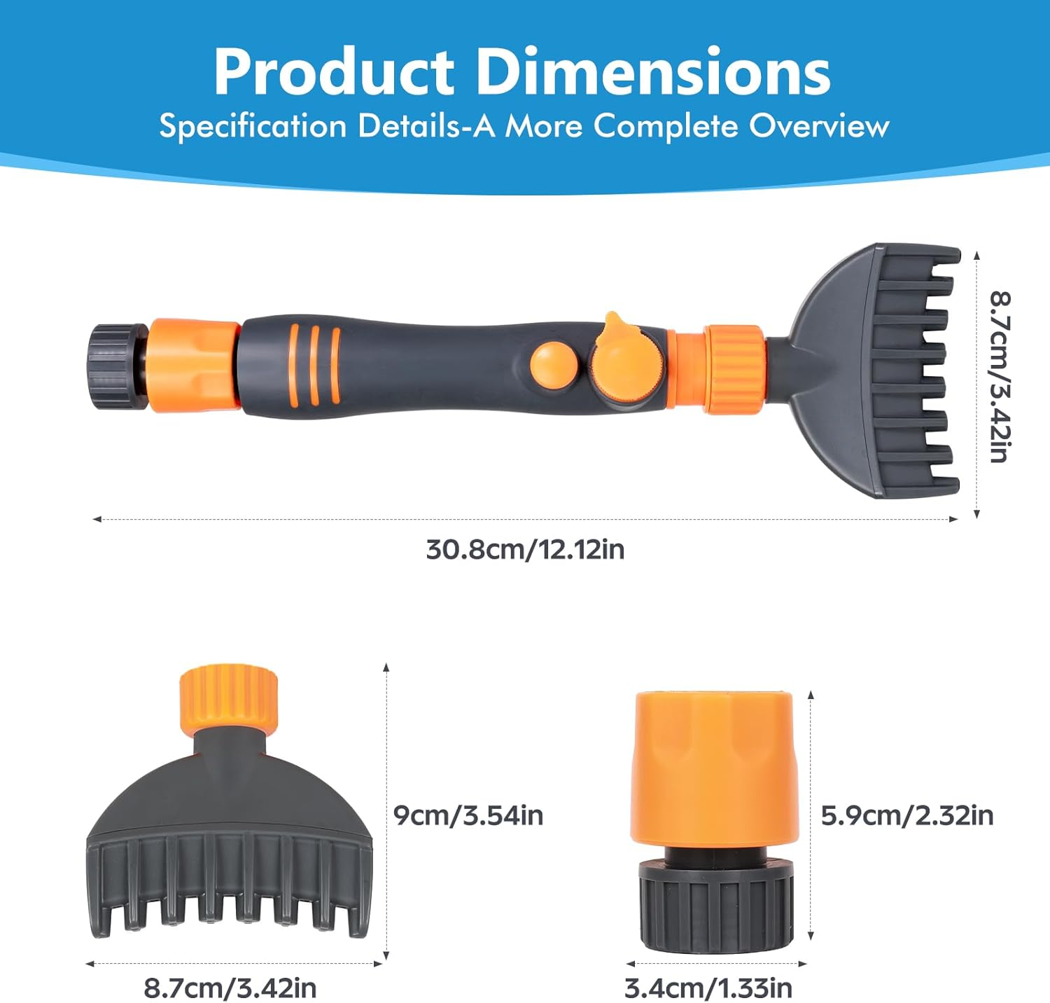 Pool Cartridge Filter Cleaner, Spa Filter Cleaner for Hot Tub Pool, Sturdy & Durable Comb Pool Filter Cartridge Cleaning Tool for Hot Tub, Clears Leaves, Debris, Filter Cartridge for Pool image number 1