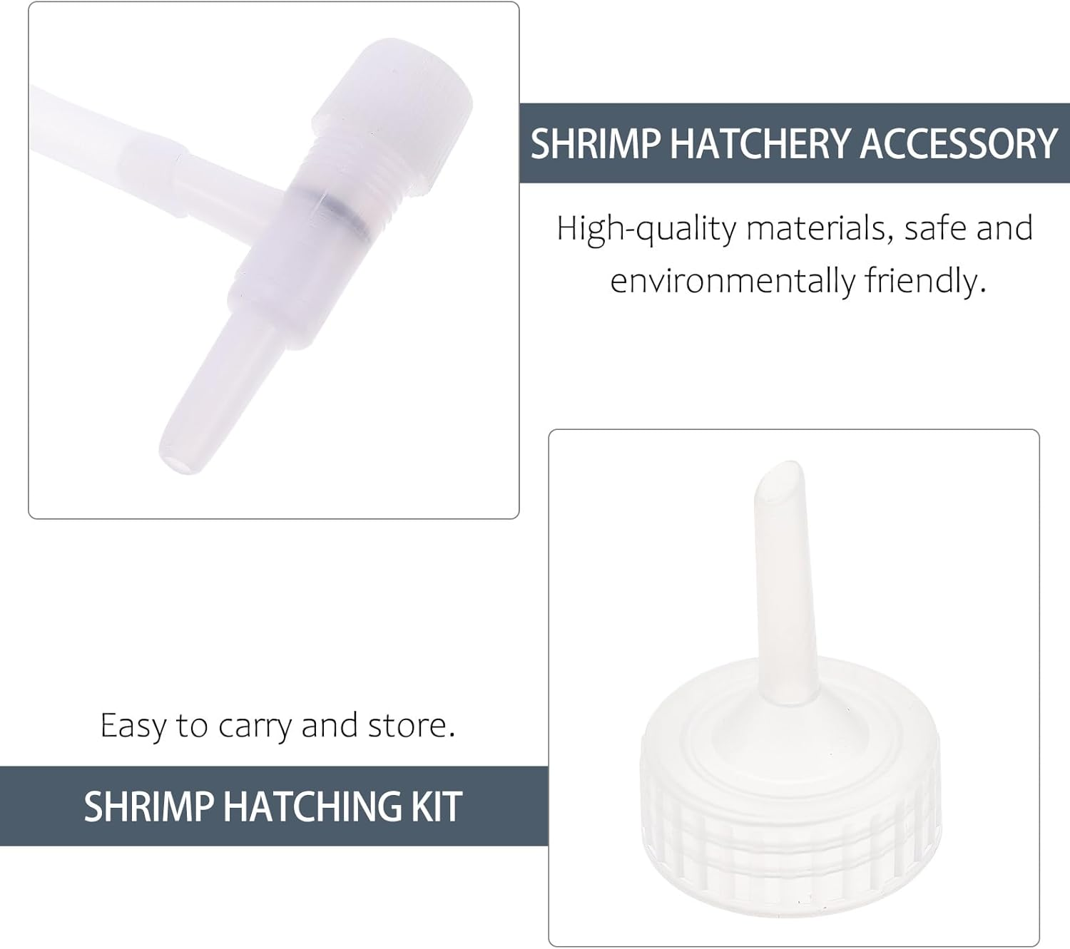 Gadpiparty 2 Sets Brine Shrimp Incubator Hatchery Kit 5Pcs DIY Aquarium Breeding Accessories for Fish Tanks Shrimp Eggs Hatching Tools Suitable for Aquatic Pet Enthusiasts image number 1