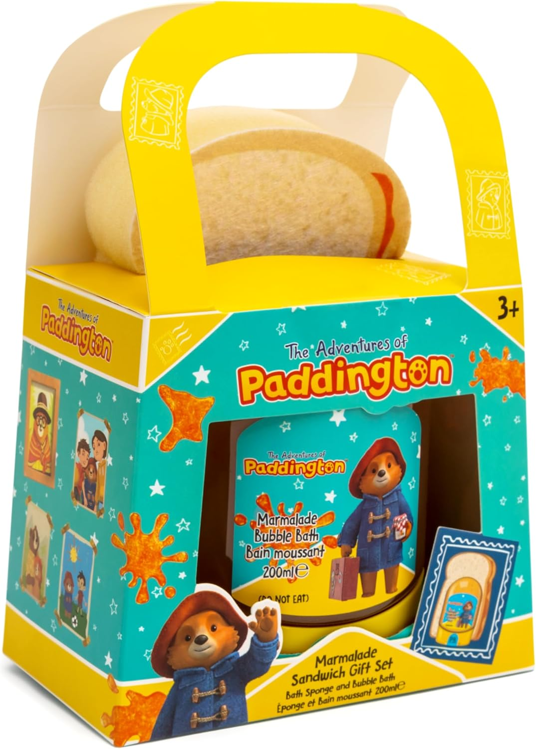Paddington Bear Marmalade Sandwich Gift Set - Children'S Bubble Bath and Bath Sponge - Children'S Gift image number 2