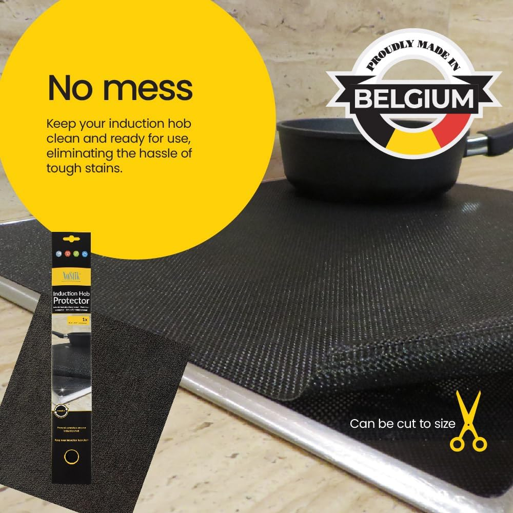 Nostik Reusable 48X58Cm Induction Hob Liner - Black image number 3
