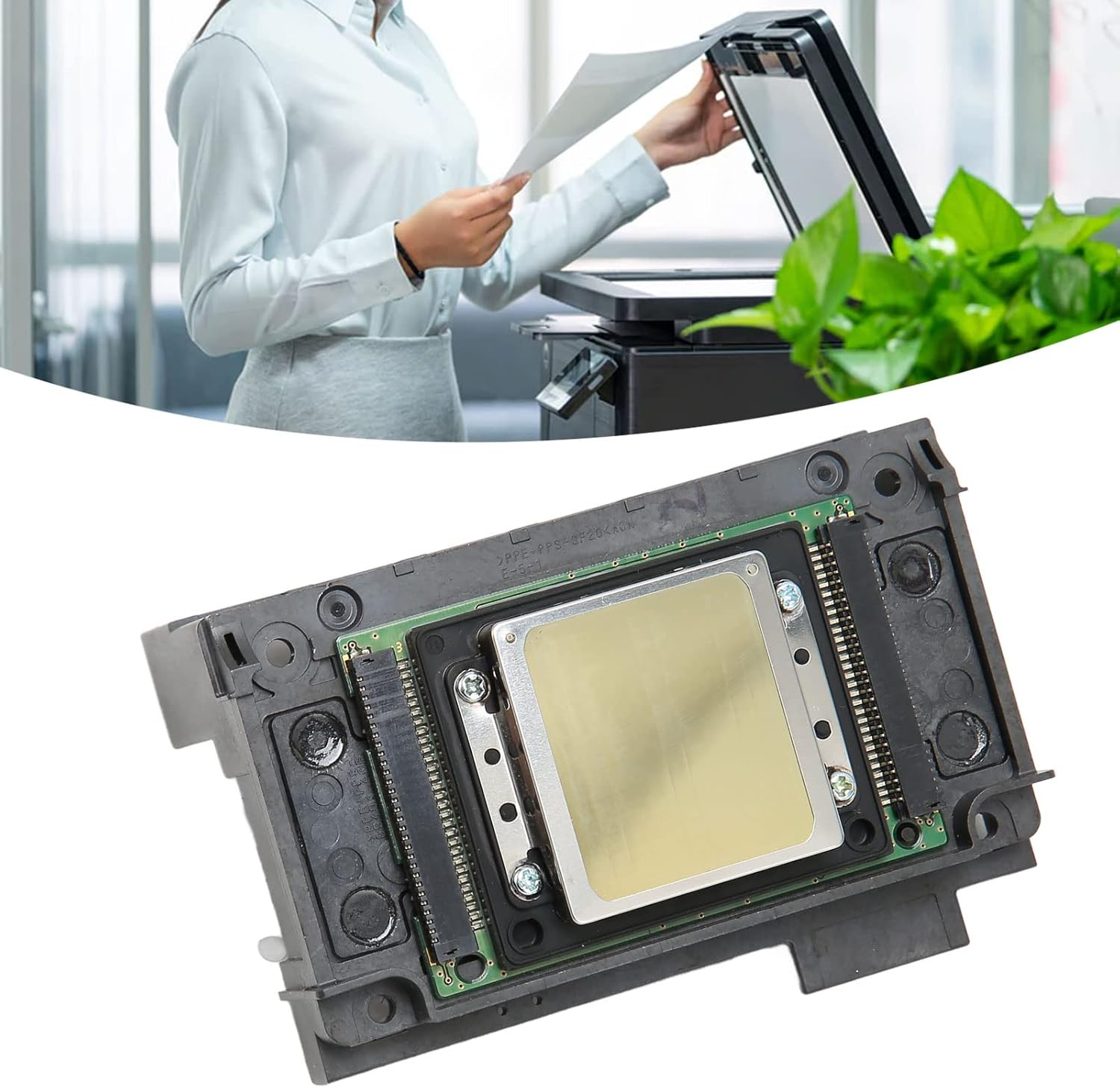 XP600 Print Head Replacement, 6 Color Easy Install Printerhead for XP600 Printer, Professional Printhead Printer Replacement Parts image number 1