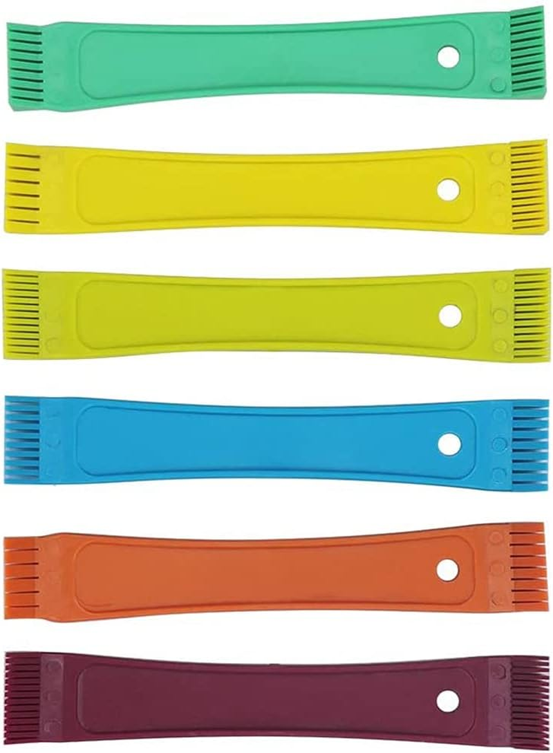 Fcr6 Fin Comb Set Plastic Colored Fin Coil Comb Radiator Fin Comb Straightener Condenser Coil Fin Comb