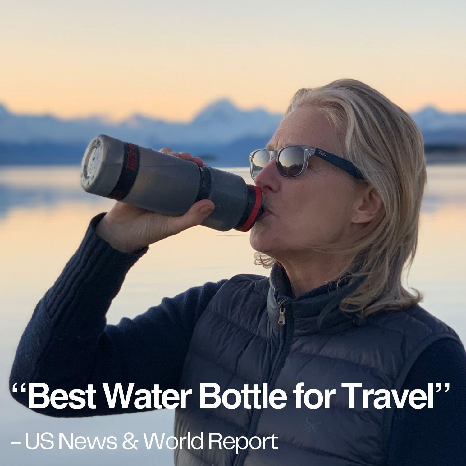 Water to Go Water Purifier Filter Bottle (ACTIVE 26Oz/75Cl) - Perfect for Hiking Camping Travel and Survival image number 5