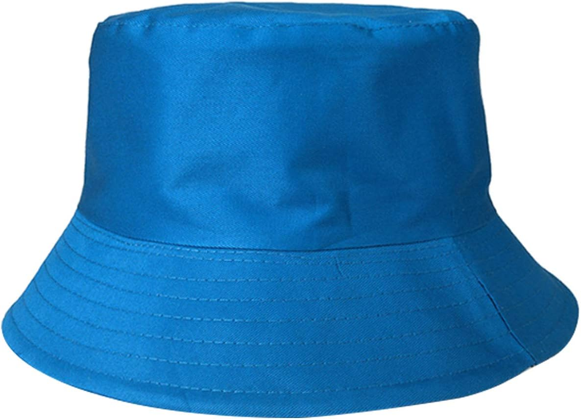 Bestgift Women'S Customizable Cotton Summer Travel Bucket Hat