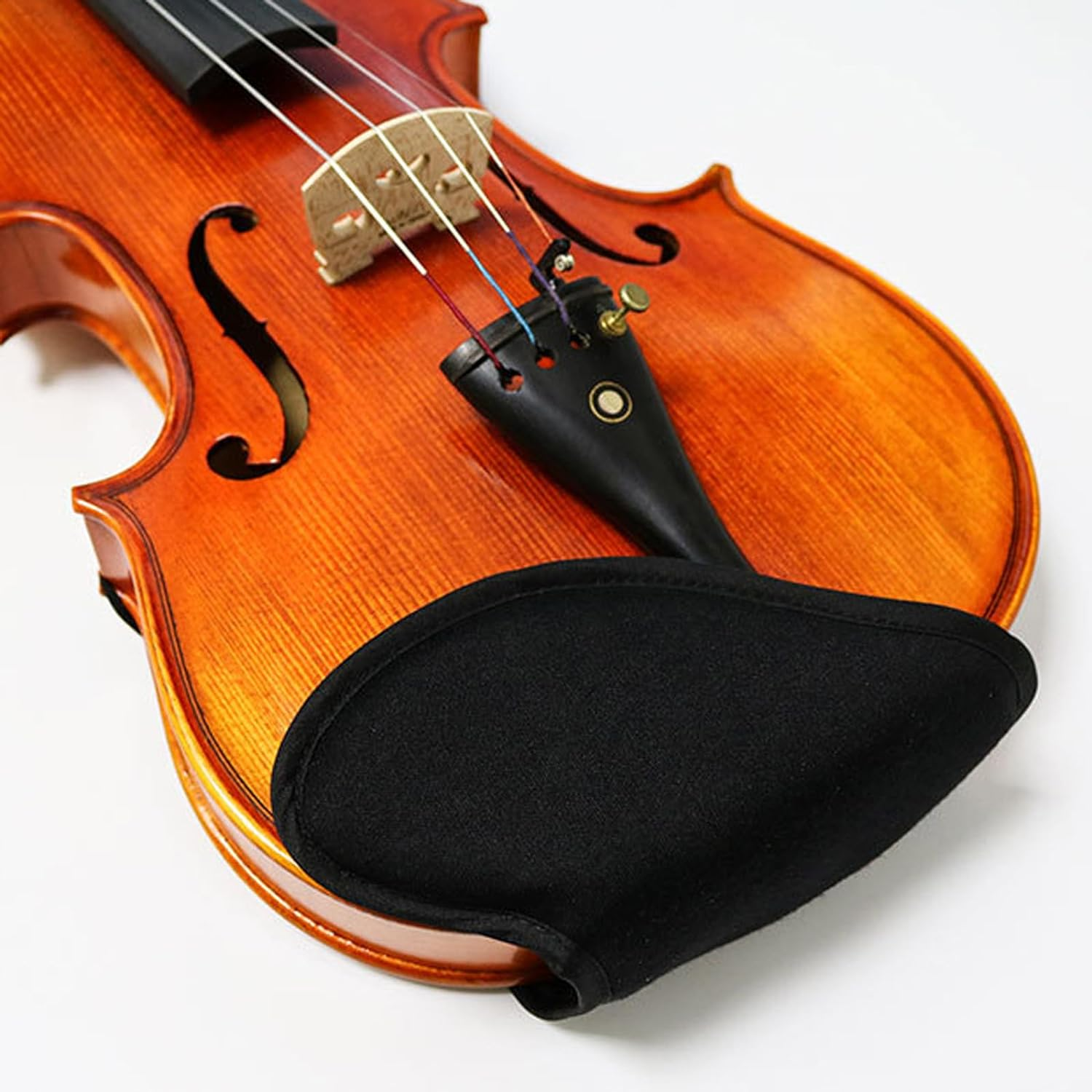 TRADERPLUS Violin Shoulder Rest Violin Chinrest Pad with Sponge inside (1, 1/2-1/4) image number 1