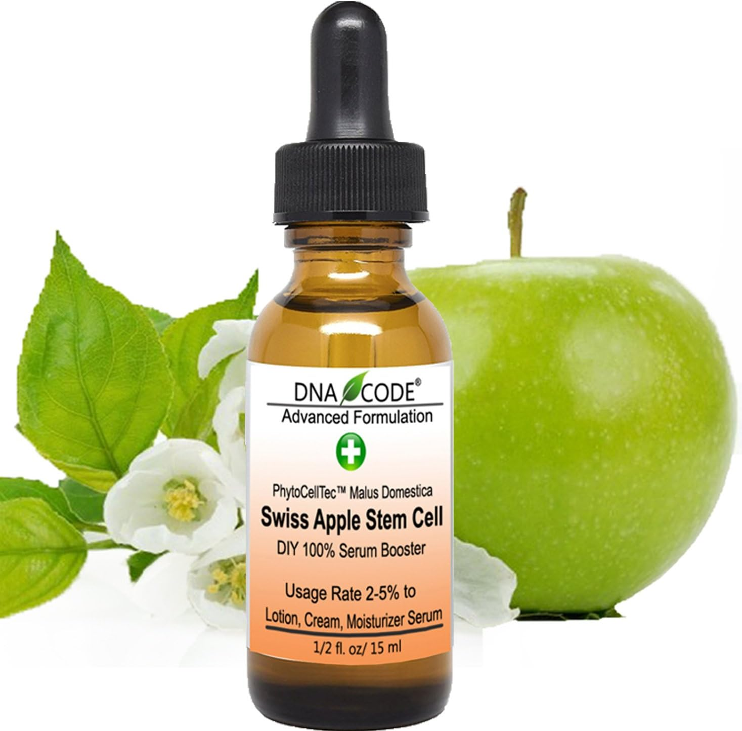 Anti-Ageing. DIY Swiss Apple Stem Cell 100% Serum Booster. Remove Wrinkles, Rebuild Collagen & Elastin image number 3