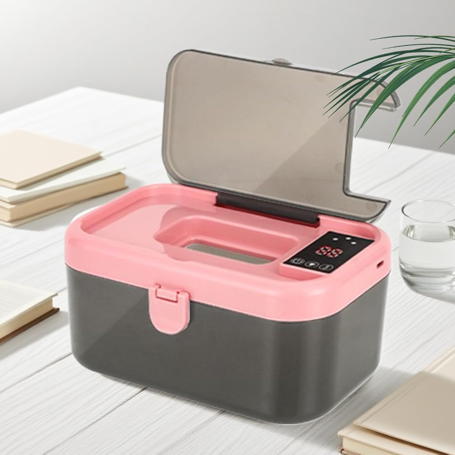 Baby Wipes Warmer, Home Warmer Dispenser with LED Lights - USB Rechargeable Baby Gadgets for Car Business Trip Camping Travel image number 6