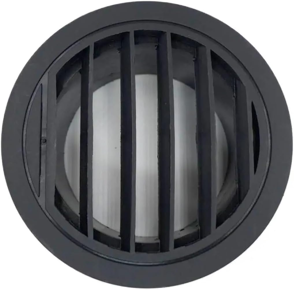 QIANHUI 75Mm Car Parking Heater Duct Air Vent Outlet Diesel Flat Connector Black for Webasto Eberspaecher image number 1