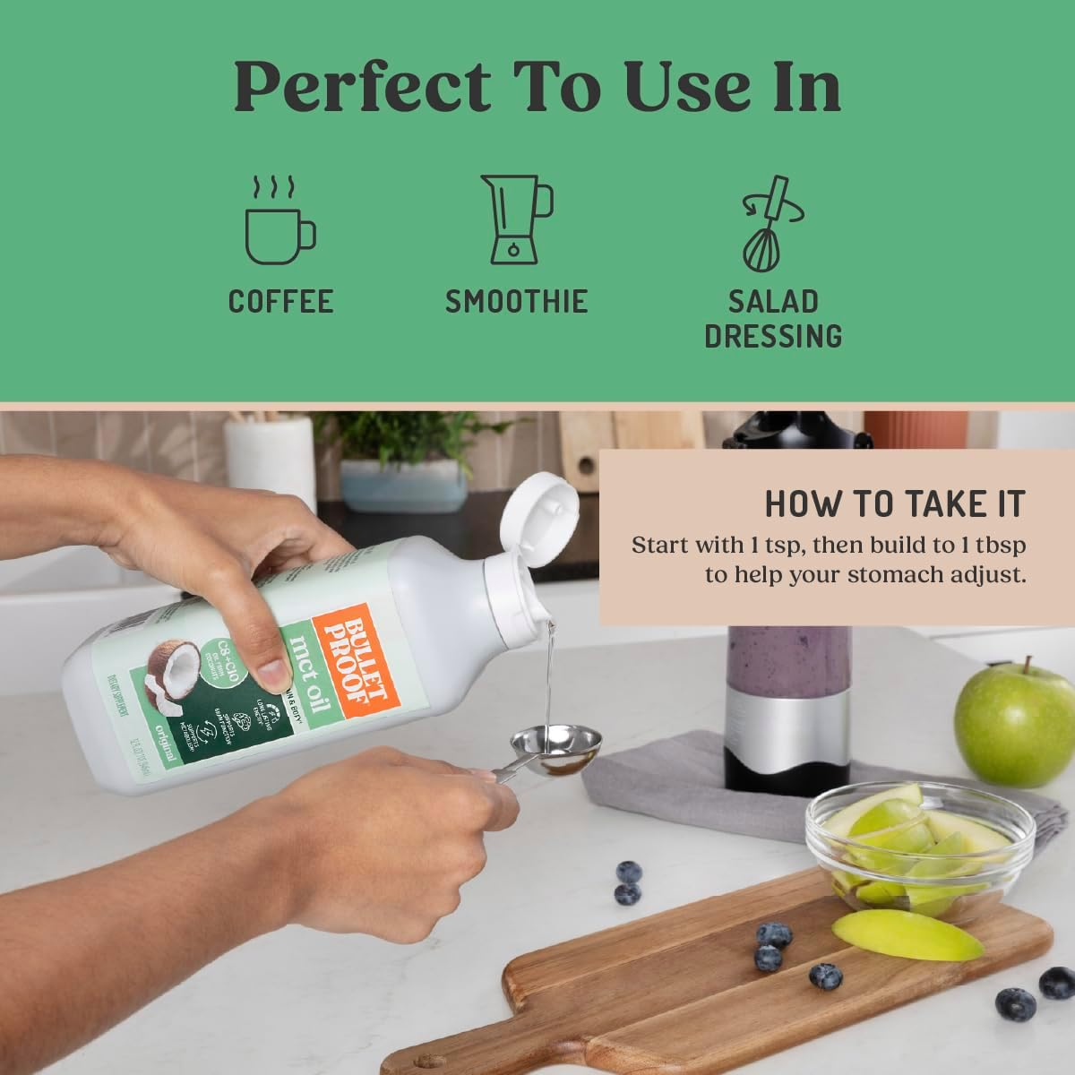 Bulletproof MCT Oil 946Ml (32 Ounces) image number 3