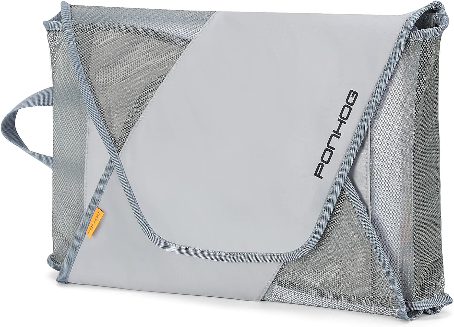 Ponhog Garment Folder - Original Garment Packing Folder Premium Travel Garment Bag Foldable Clothes Shirt Bags Luggage Accessory with Wrinkle-Free Folding Board and Compression Wings Grey, Grey, 1 PCS image number 6