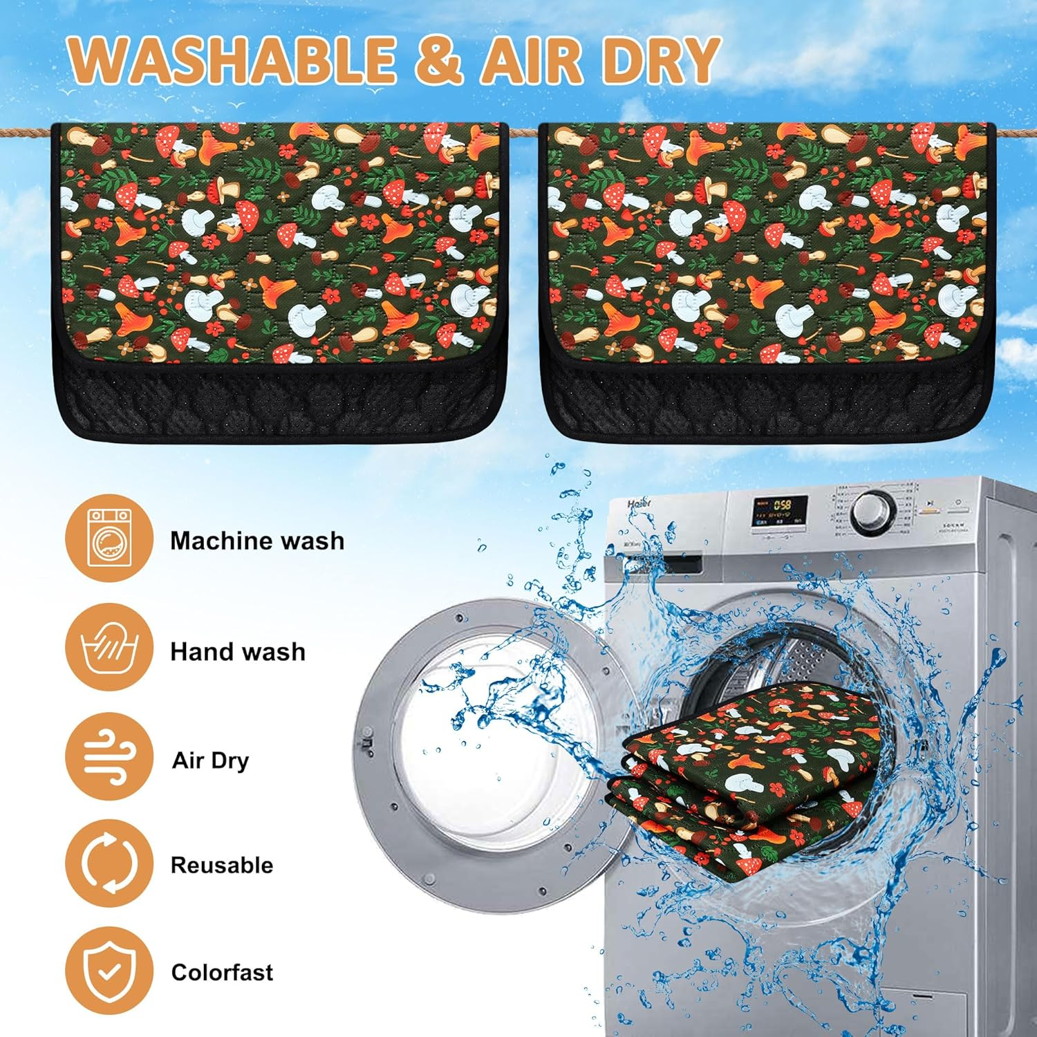 Pack of 2 PIPI Pads for Guinea Pigs, Super Absorbent Small Animal Pee Pads, Waterproof Pipipads for Guinea Pigs, for Small Animals, Rabbits, Hamsters, Puppies, Washable and Reusable image number 2