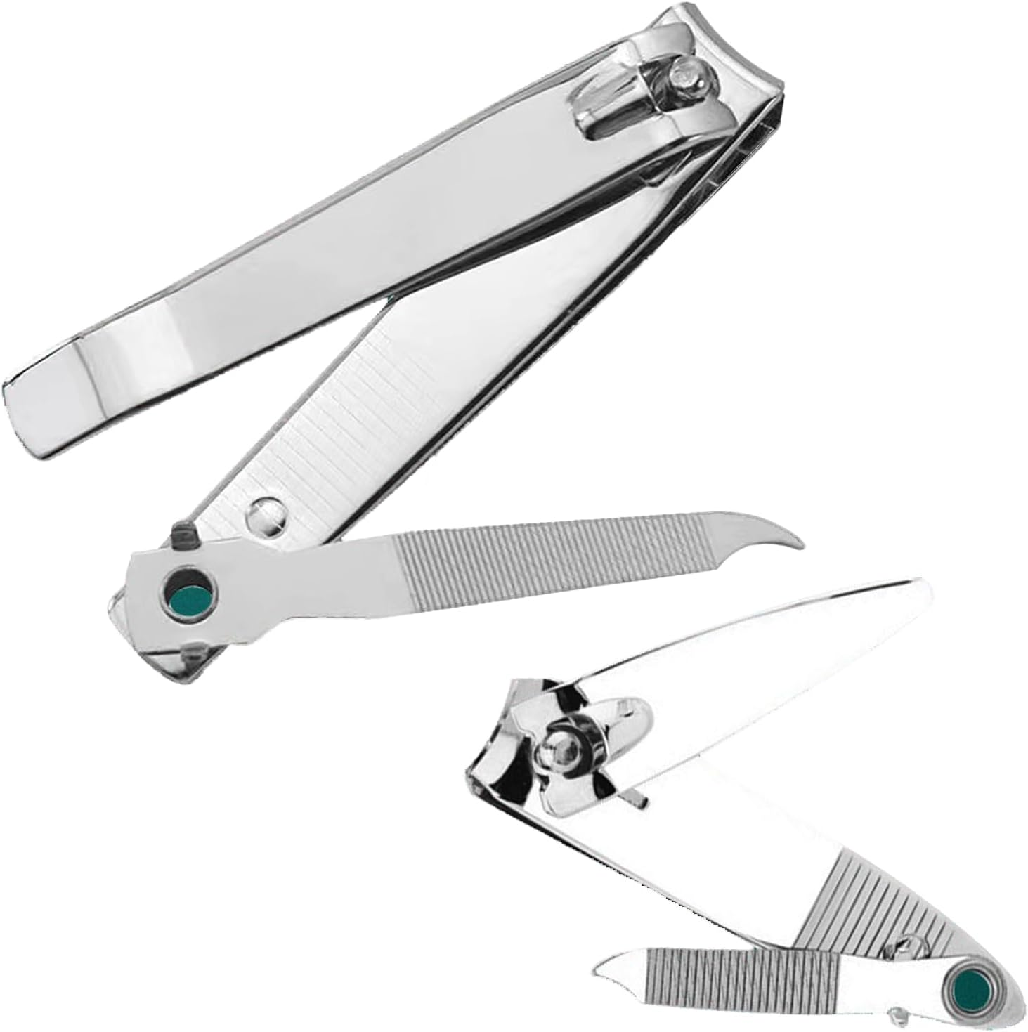 Xlihdzum Nail Clippers Set - Ultra Sharp Stainless Steel Nail Cutter with File for Men & Women, Travel Nail Kit for Precise Trimming at Home or On-The-Go (Durable & Portable)