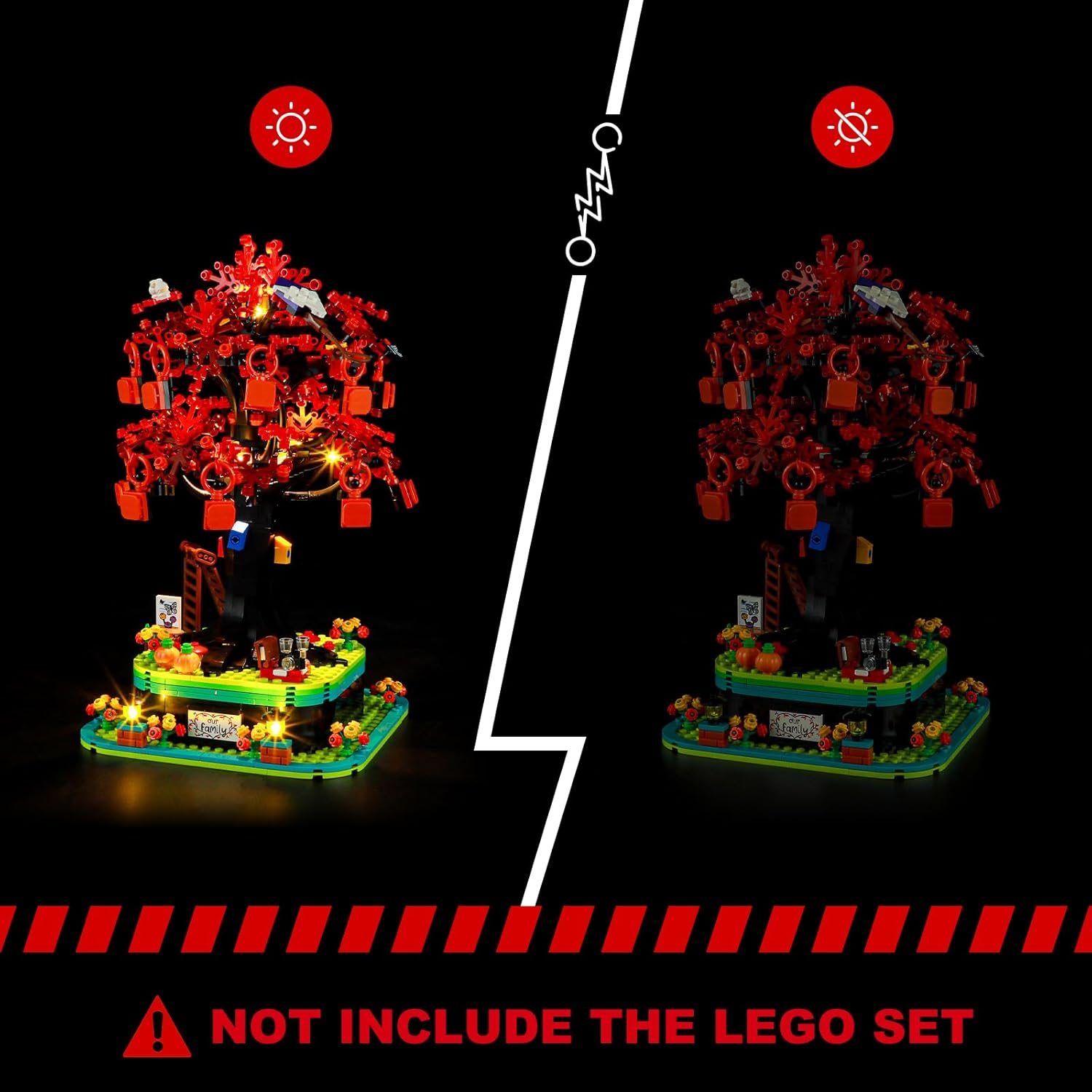 BRIKSMAX LED Light for  Family Tree 21346 - Compatible with  Ideas Building Blocks Model - without  Set image number 3