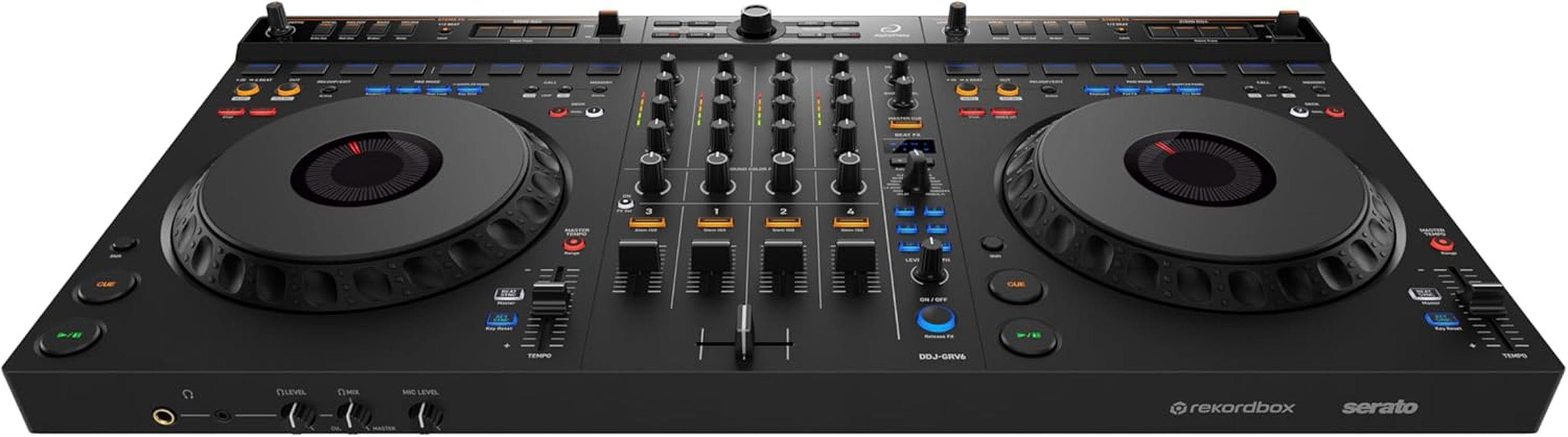Alphatheta DDJ-GRV6 4-Channel Performance DJ Controller image number 5