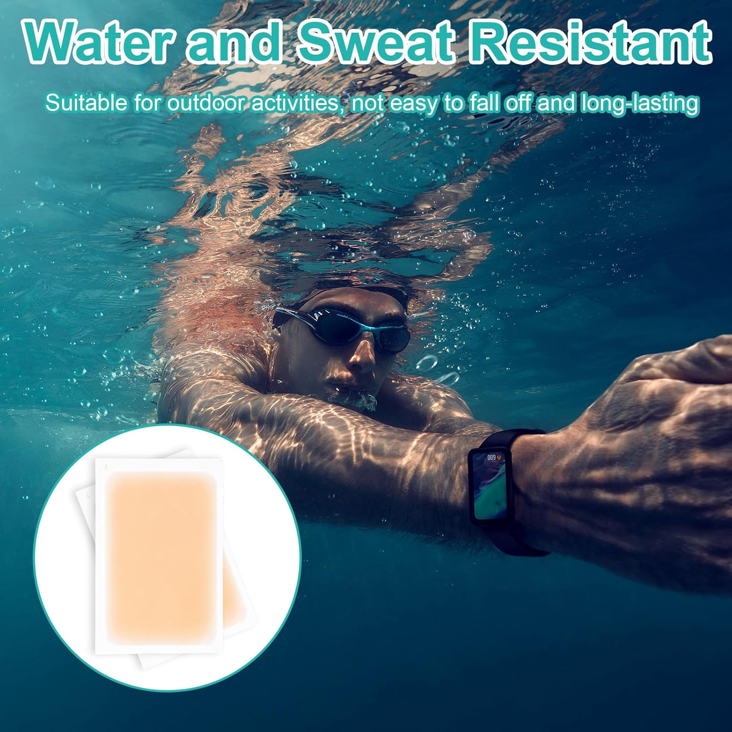 10 Pcs Tattoo Cover up Patches, 13X8.5Cm Invisible Waterproof Body Concealer Stickers, Natural Finish for Tattoos & Scars, Makeup Sticker Tape image number 4