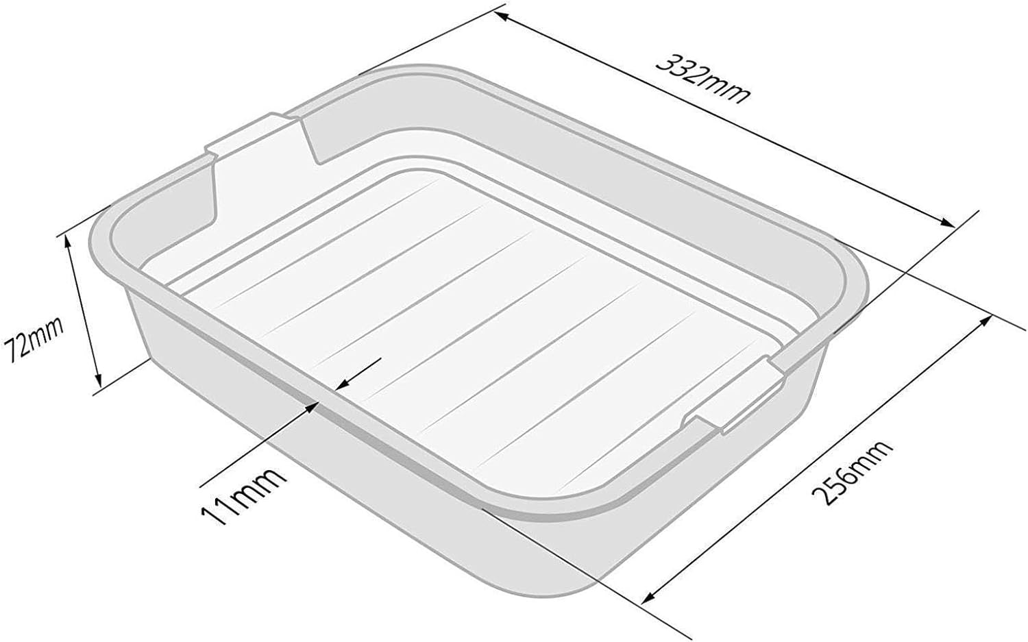 4Big.Fun Cat Litter Tray for Kittens, Cats, Rabbits & Guinea Pigs - Small, Beige, Modern, Easy to Clean, Low Entry, Removable Grille image number 5