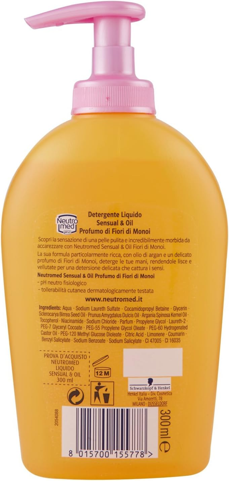 Neutromed Liquid Soap &ndash; Sensual Oil, 300 Ml image number 1