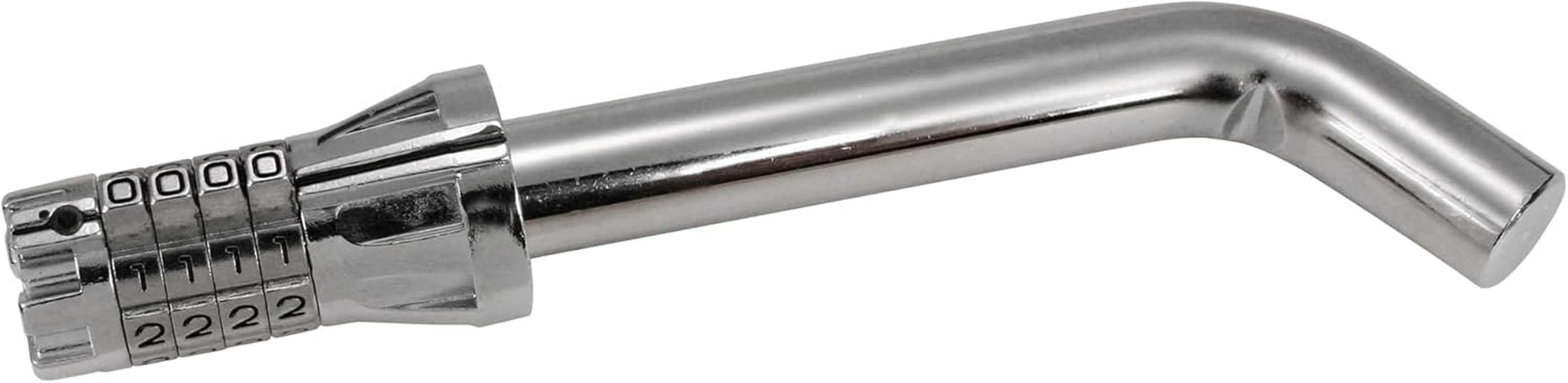 Trimax Standard 5/8" Dia. Resettable Combination Bent Pin Receiver Lock MAG200, Clam Packaging