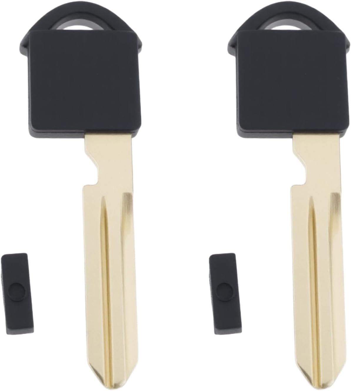 2Pcs Car Key Blanks Blade Compatible with Nissan Titan 2021-2024 Compatible with Frontier 2021-2023 image number 5