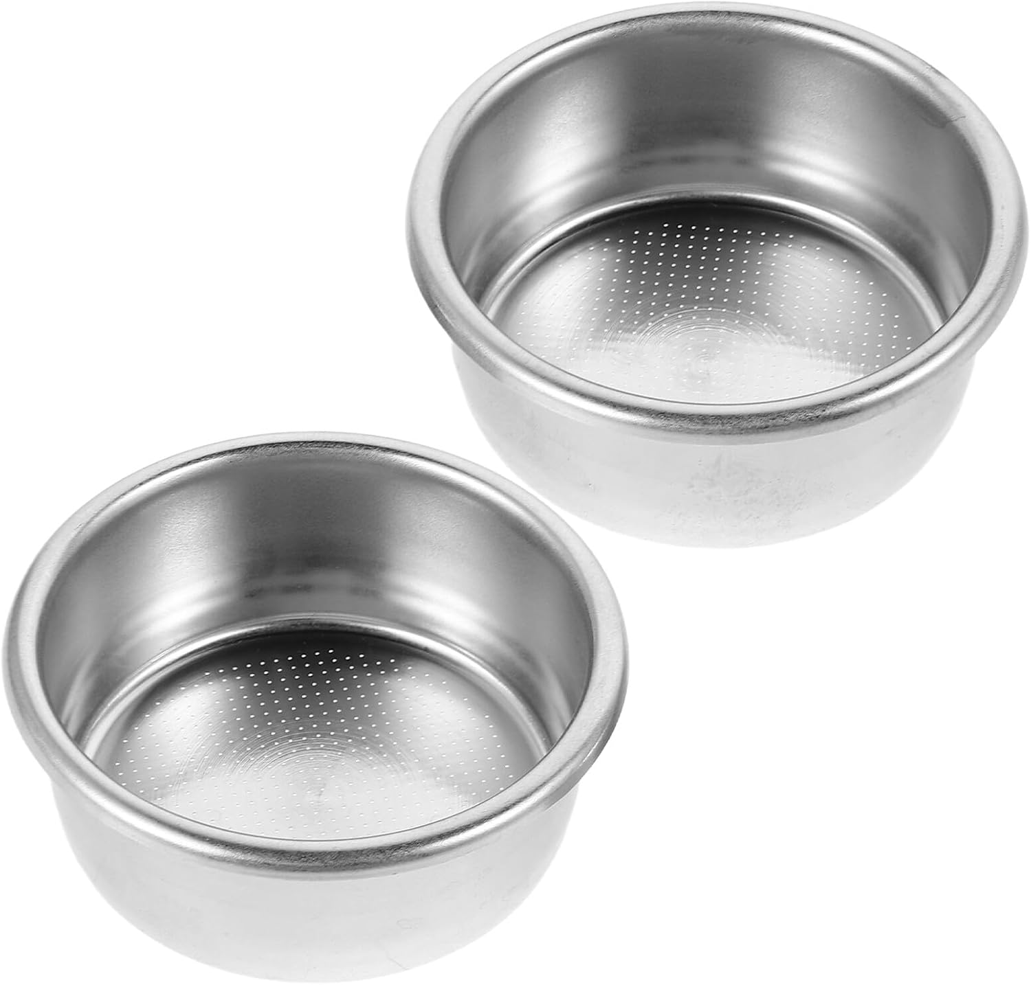 MAGICLULU 2Pcs Stainless Steel Espresso Filter Basket Mesh Screen for Coffee Machine Portafilter Replacement Strainer for Bar Tea Maker image number 2