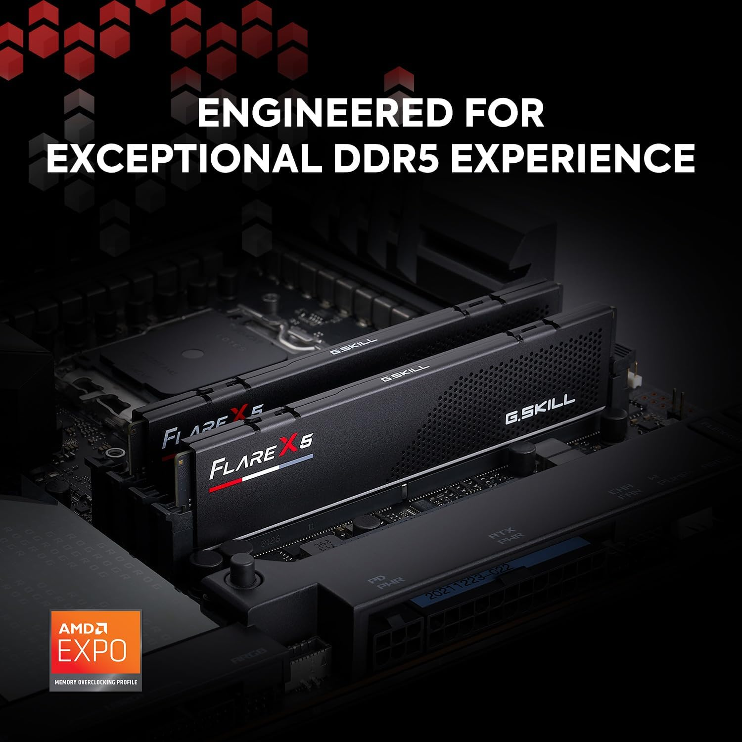 G.Skill Flare X5 F5-6000J3238F16GX2-FX5 DDR5 32 GB 6000 Mhz Memory Module (2 X 16 GB) image number 5