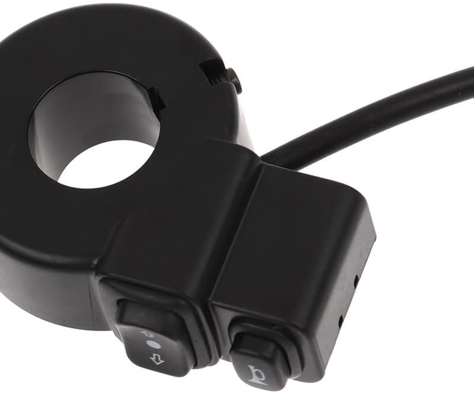 Brake Fog Light Switch for 22Mm Dia Handlebars Motorbike 3 In1 Motorcycle Switch Electric Bike Scooter ATV Quad Light Turn Signal Horn On/Off Button image number 3