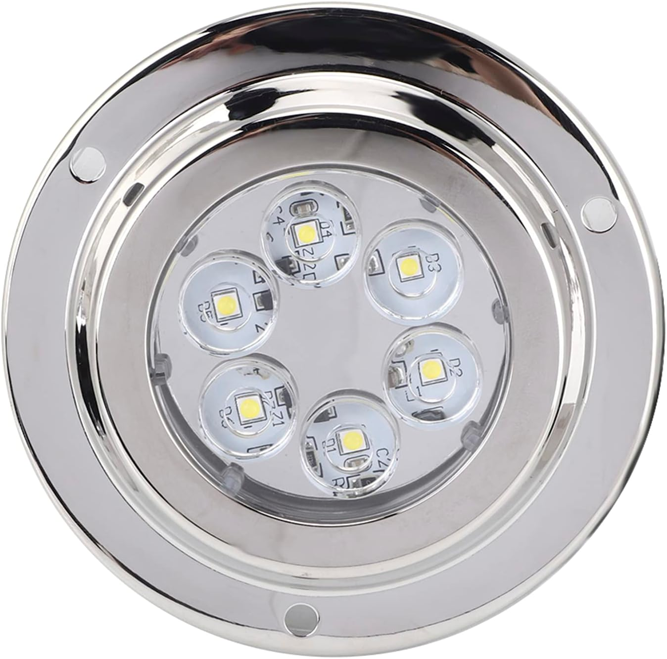 TOPINCN LED Yacht Boat Underwater Light IP68 Waterproof White Light High Luminous Efficiency 50,000 Hours Service Life Stainless Steel 316 for Swimming Pool image number 1