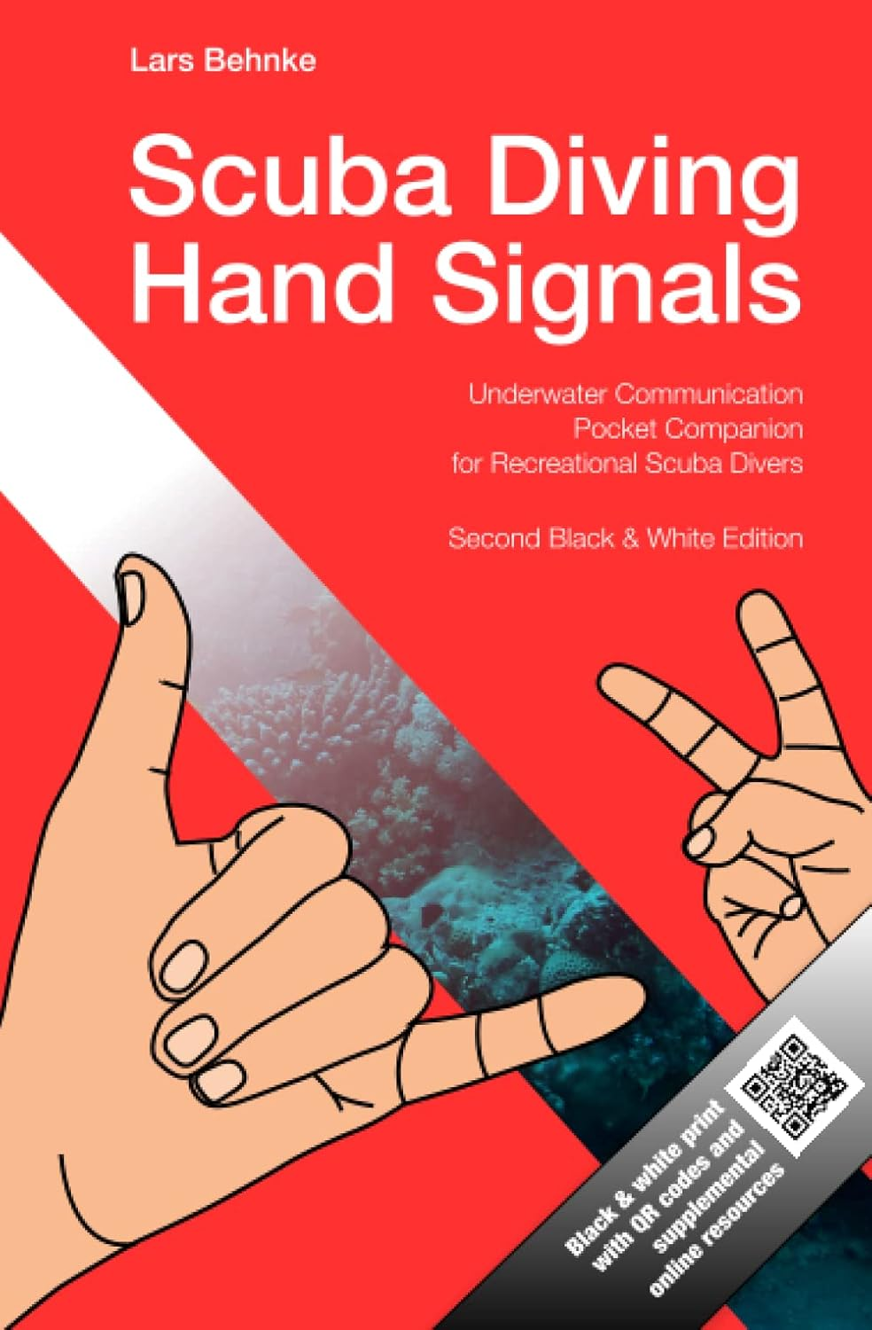 Scuba Diving Hand Signals: Pocket Companion for Recreational Scuba Divers - Black & White Edition image number 1