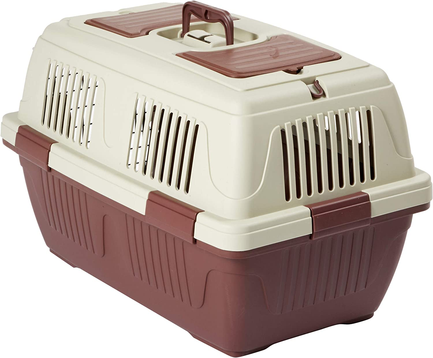 Deluxe Animal Carrier, Brown/Beige