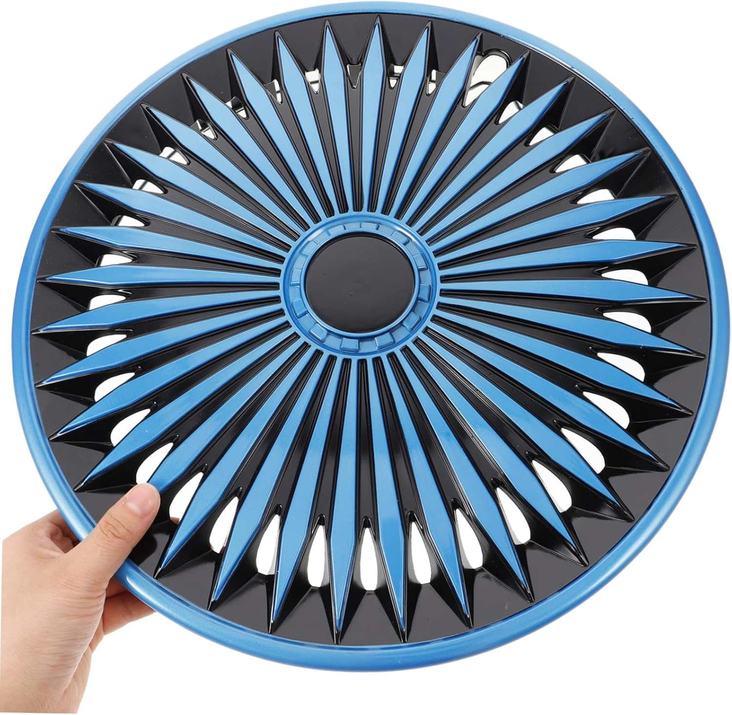 HEALEEP Automotive Wheel Hub Cover Decorative Rim Cover for Easy Installation Vehicle Aesthetics Compatible Various Models Stylish Look for Wheels Design image number 4