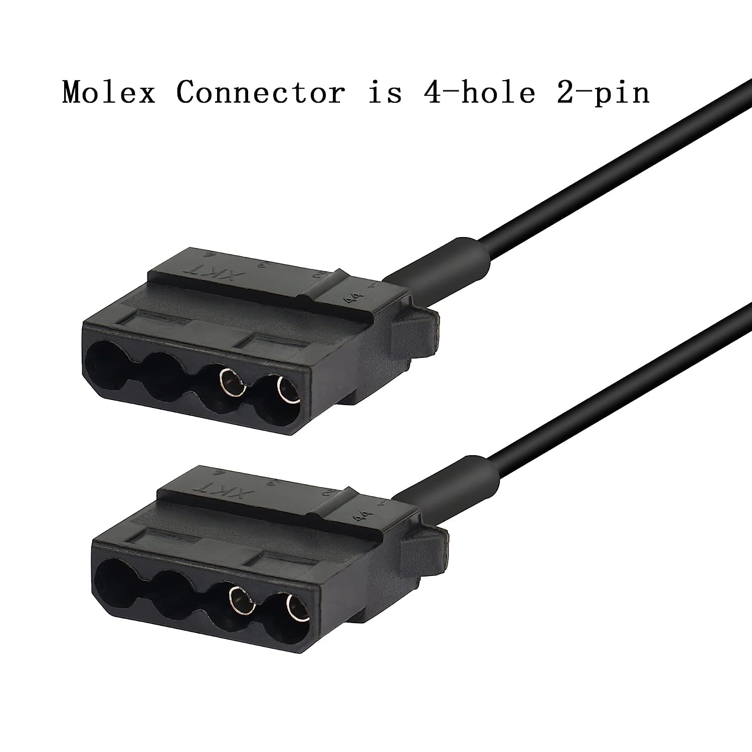 Gebildet Usb to 4 Pin Case Fan Adapter Connector Cable,Usb 4-Pin Molex Cable 4Pcs USB to 4-Pin Molex PWM 5V USB Sleeve Fan Power Adapter Cable image number 6