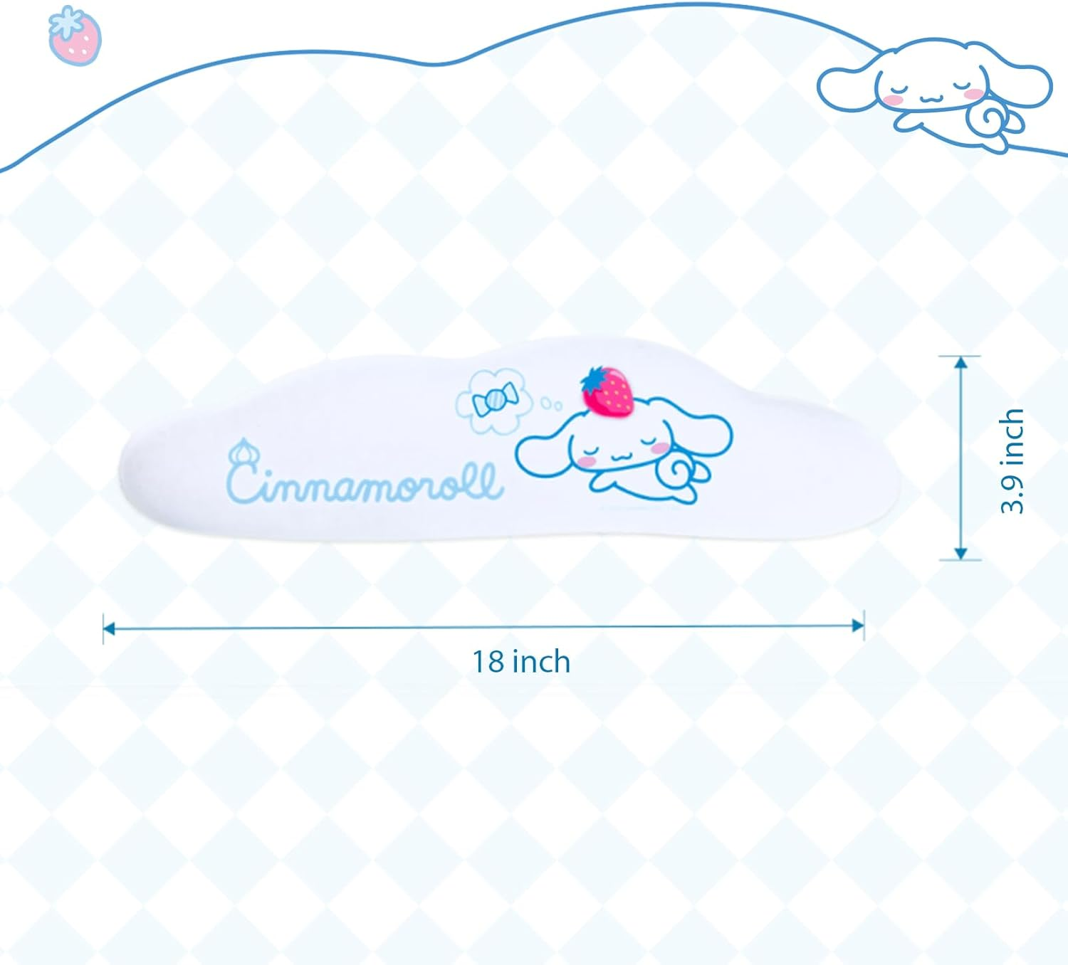 Kuitmor Memory Foam Cloud Wrist Rest, Non-Slip Rubber Base Keyboard Wrist Rest for Gaming, Home Office Work Wrist Support- DEG image number 6