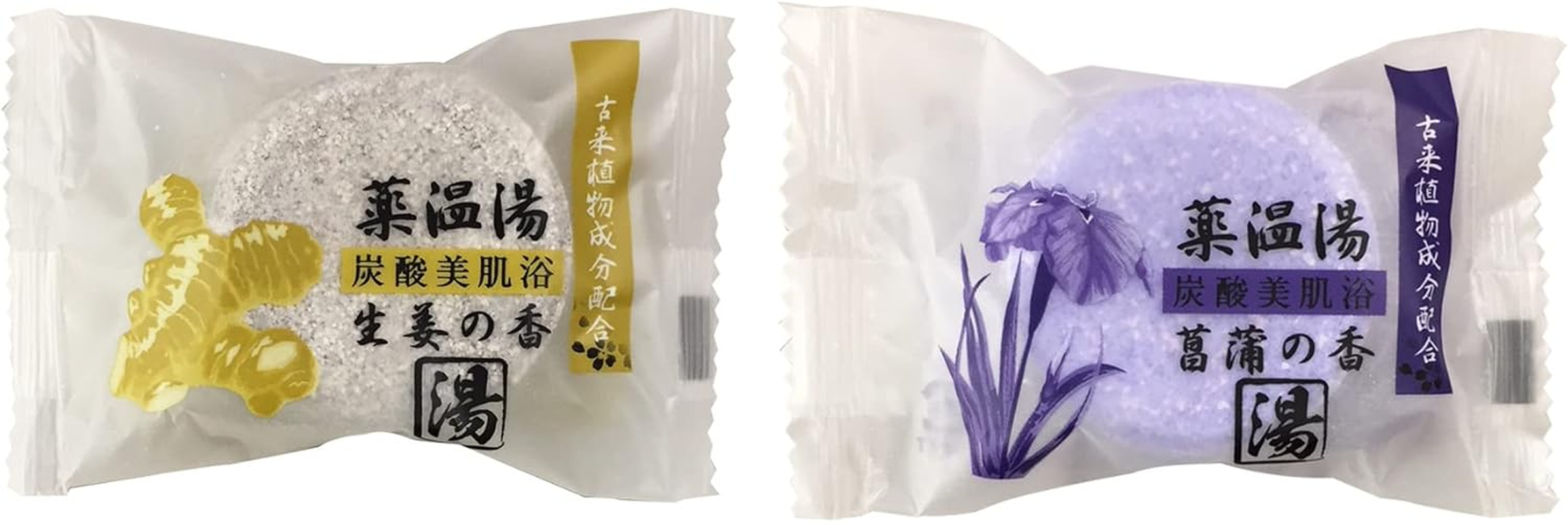 BULK LIFE Bath Salts, Medicated Hot Water, Carbonated, Beautiful Skin Bath, Carbonated, Dense 6 Fragrances (2 Each), Set of 12 Tablets image number 4