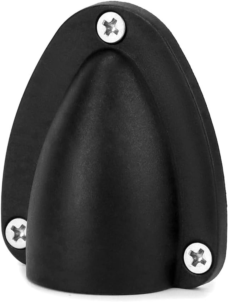 Yakamoz 6Pcs Marine Wire Cable Vent Cover, Nylon Wire Cable Hole Clamshell Vent with Mounting Screws for Marine Boat