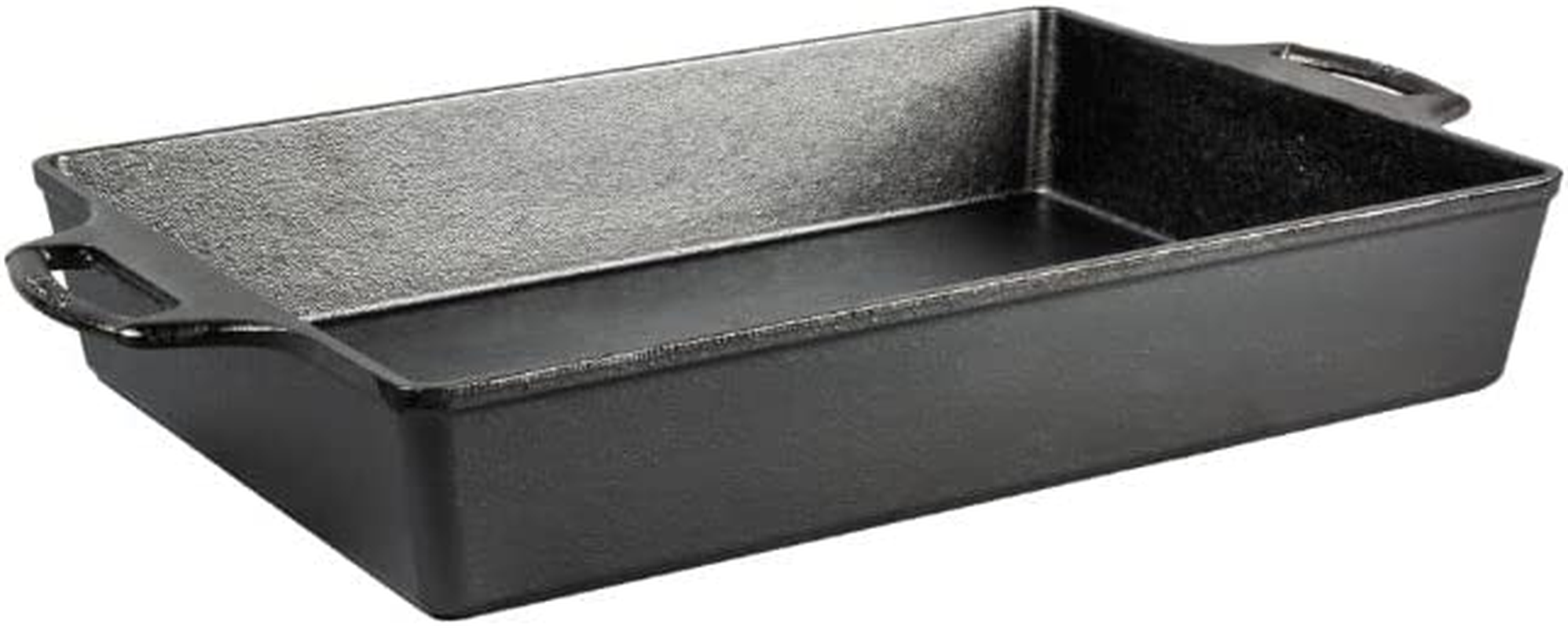 Lodge Cast Iron Casserole 9 X 13 Inch Size, Black image number 3