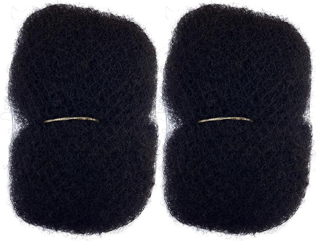 Set of 2 Colorful African Loops for Horror Castles and Repair Existing Stains 8" Natural Black Can Be Bleached