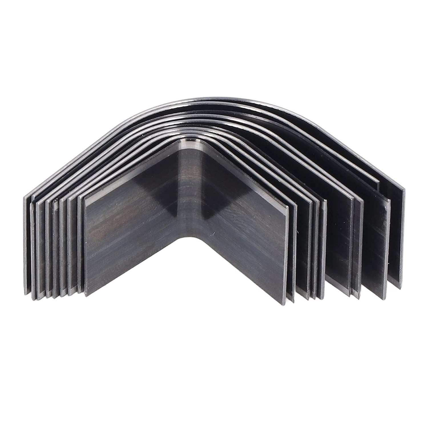 Leather Corner Edge Trimmer, 10Pcs Different Size Leathercraft Cutter, Handwork Leather Belt Corner Punch Cutter, Wallet Leather Craft Tools for Cardboard, Rubber, Plastic, Clay, Wood image number 3