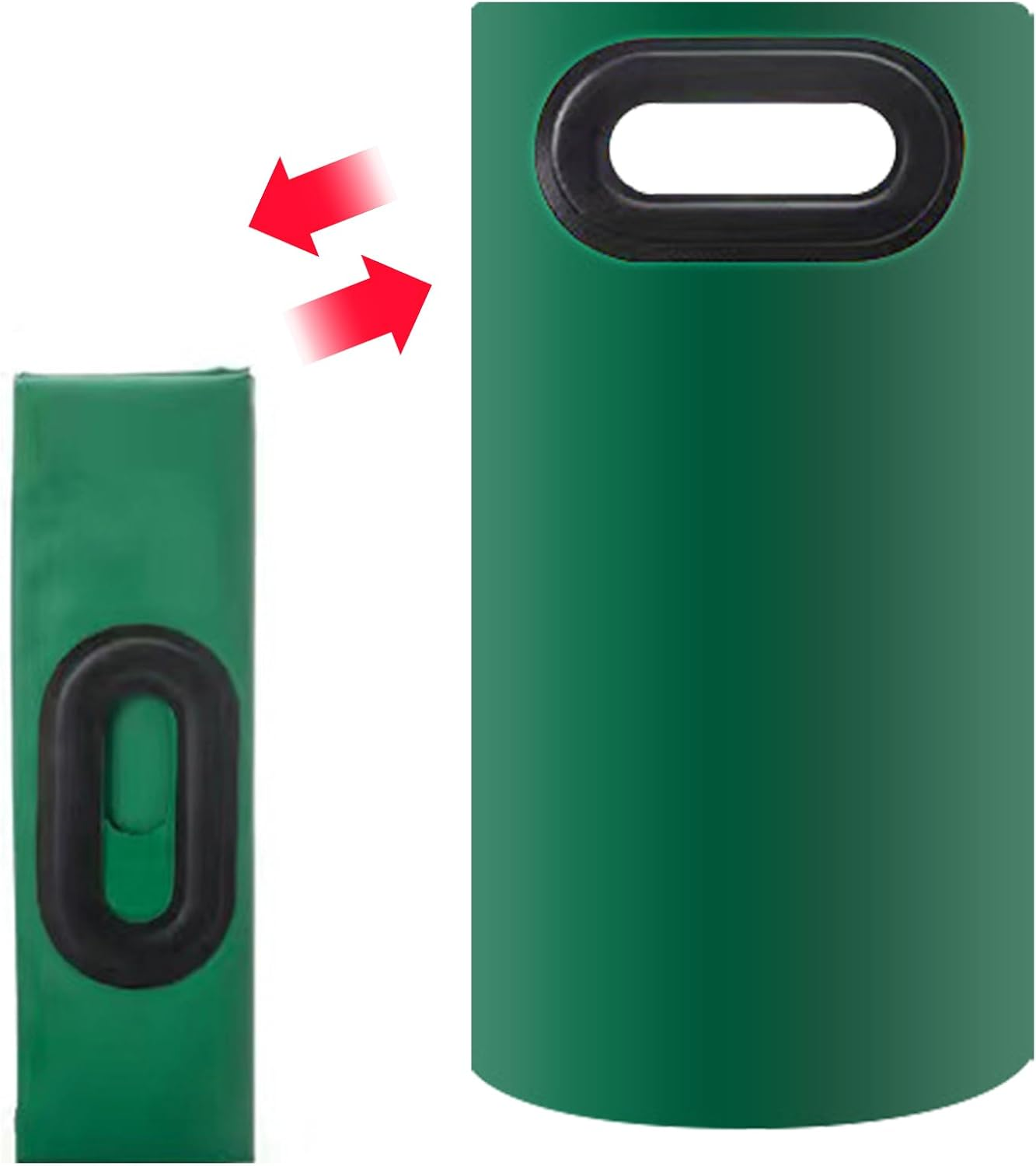 Foot Soaking Bucket - Collapsible Foot Bath Bag - Thicken Collapsible Insulated Foot Bag Travel Over-The-Knee Bucket for Hotel, Camping Helves - Large Yellow image number 6