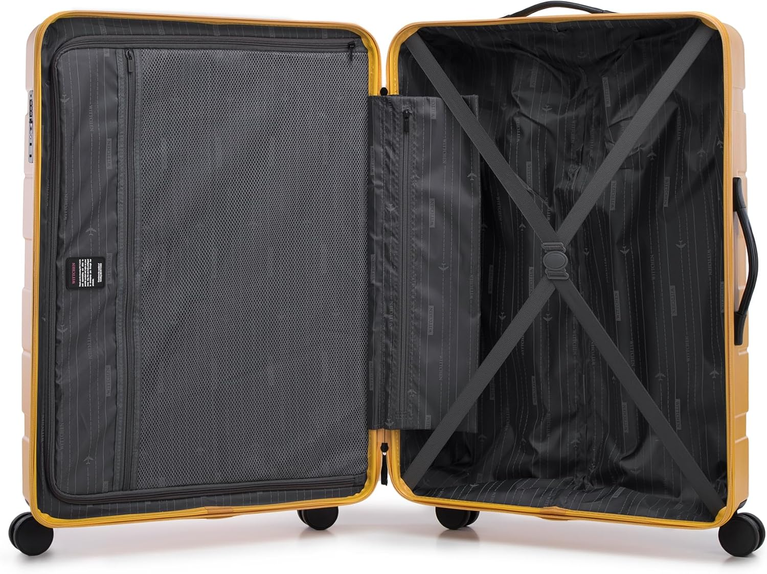 WITTCHEN Comodo Line Suitcase Set of 4., Koffer-Set 4Tlg. - Yellow image number 6