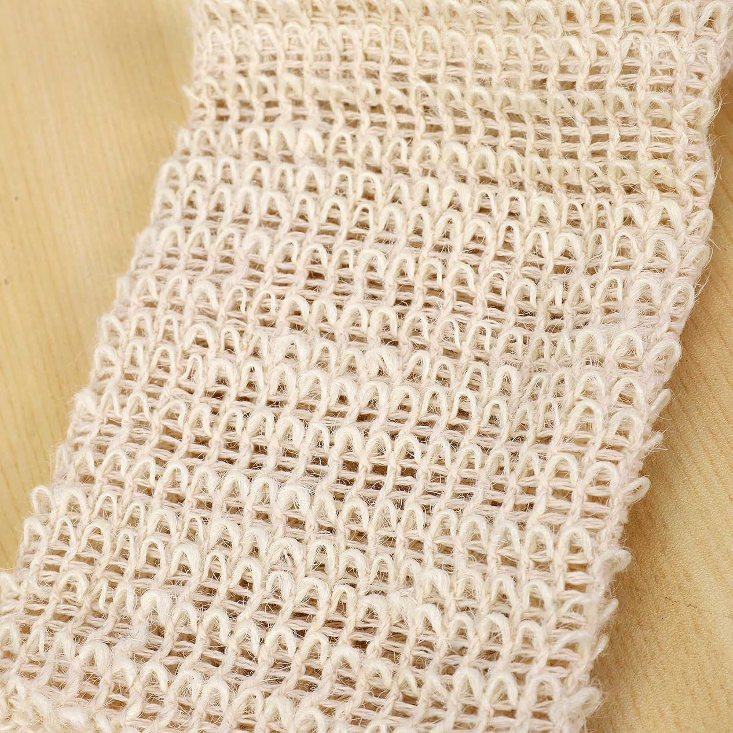 Jingfei 10 Pack Natural Sisal Soap Bag Exfoliating Soap Saver Pouch Holder image number 2