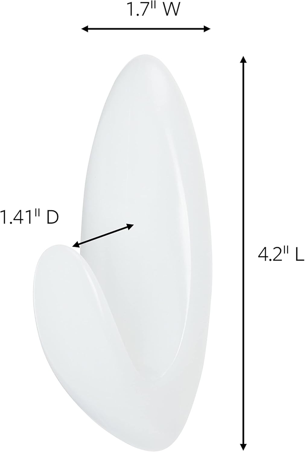 Command Towel Hook Value Pack, Large, Clear Frosted, 3-Hooks, 3-Large Water-Resistant Strip (BATH17-3ES)