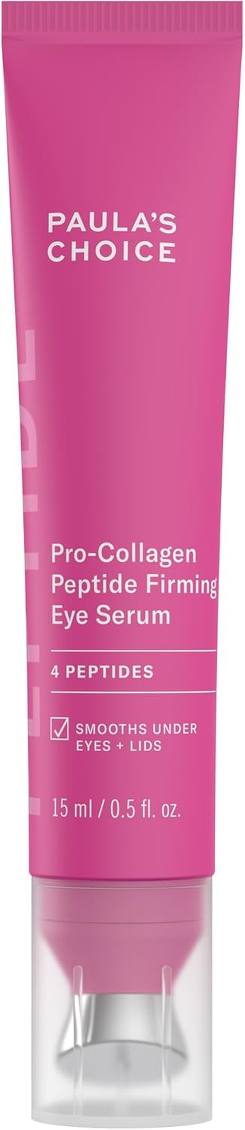 Paula'S Choice Pro-Collagen Peptide Serum, Firming Eye Serum, All-In-One Eye Hydrating Treatment, Cooling Applicator Targets Puffiness, Smooths Fine Lines & Crow'S Feet, Fragrance-Free, 15 Ml image number 5
