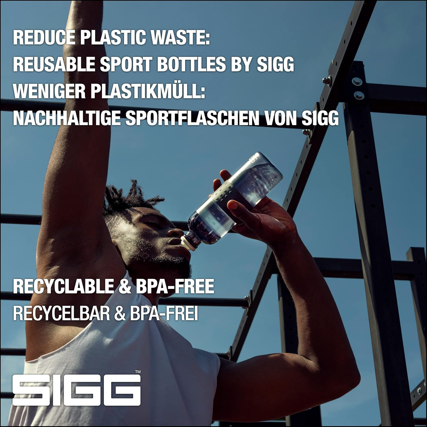 SIGG - Sports Water Bottle - Hero Anthracite - Squeezable - Leakproof - Lightweight - Dishwasher Safe - BPA Free - 20 Oz, Grey image number 5